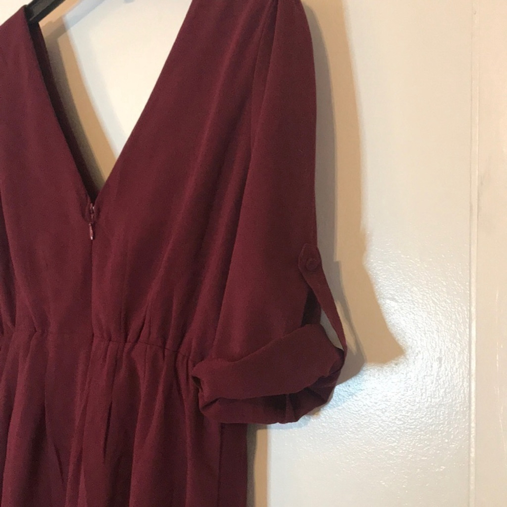 BANJUL BURGUNDY ROMPER - Picture 7 of 9